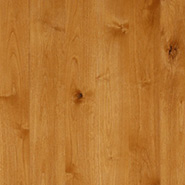 Knotty alder has the strength of maple and the personality of pine. The wood is light brown in color with yellow and peach hues. Stains can further highlight the beautiful grain. The open, solid knots give alder a more informal presence.