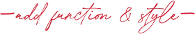 add function & style